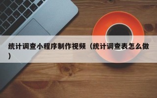 昌吉统计调查小程序制作视频（统计调查表怎么做）