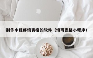 昌吉制作小程序填表格的软件（填写表格小程序）