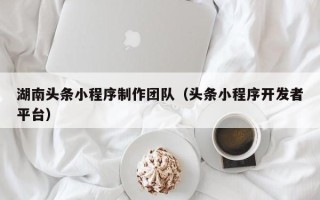 昌吉湖南头条小程序制作团队（头条小程序开发者平台）